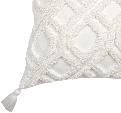 Boho Pillow Covers 18X18 Inch Boho Tufted Throw Pillow Covers Decorative - Image 7