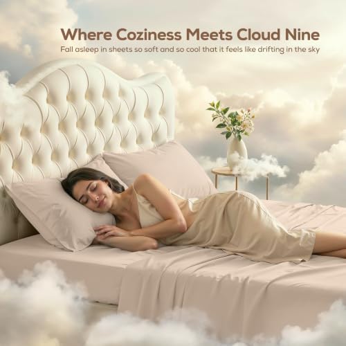 King Sheets Set, 4 Pieces 16" Deep Pocket Hotel Luxury Bed Sheets - Image 4