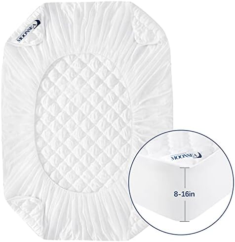 Queen Air Mattress Pad Cover Thick Quilted Topper Fits Inflatable Matresss - Image 5