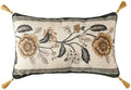 ISAENNE Vintage Elegant Linen Rectangle Throw Pillow Cover by Isaennehomedecoration