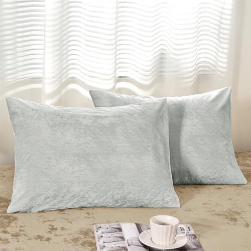 PHF Truly Velvet Pillowcases King Size 20" x 36", No Insert by PHF