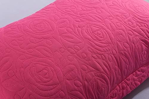 MarCielo 2-Piece Embroidered Pillow Shams, Decorative Microfiber Pillow Covers - Image 3