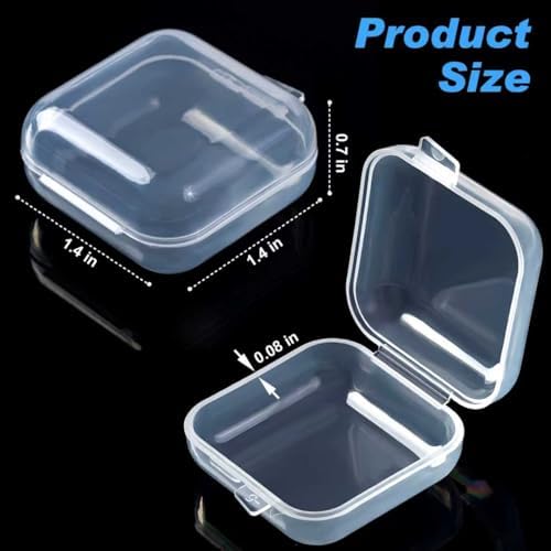 10Pcs Ear Plug Case, Mini Plastic Earplug Containers, Hinged Lids - Image 5