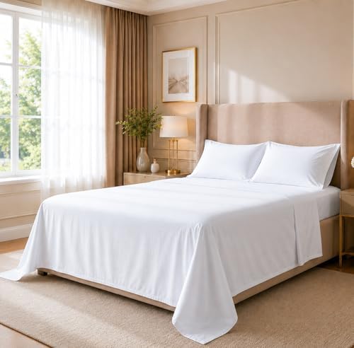 Cottingon 4 Piece King Sheets Fits 16" Deep, Egyptian Cotton by COTTINGON