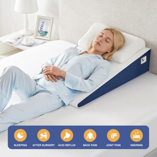 Yojoker 34" Extra-Long Wedge Pillow, Bed Incline Cushion - Image 3