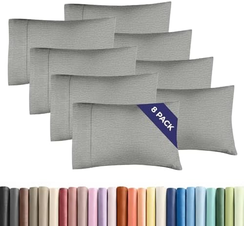 Standard Pillow Cases Set of 8 by CGKUnlimited