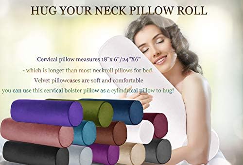 Tinbolunce Memory Foam Roll Pillow - Image 3
