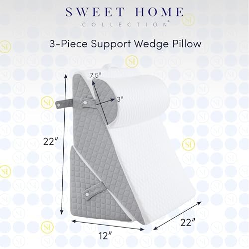 Orthopedic Wedge Pillow Set for Leg, & Knee Support - Image 3