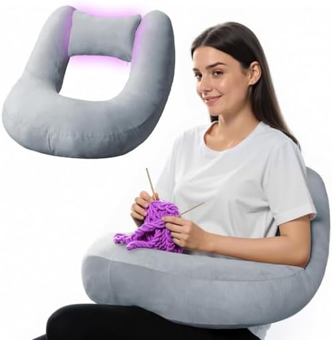 Crochet Pillow for Lap Support by Pyurifai