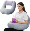 Crochet Pillow for Lap Support by Pyurifai