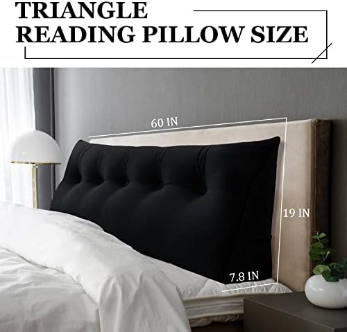 11 lbs Thickened Queen Headboard Pillow - Image 3