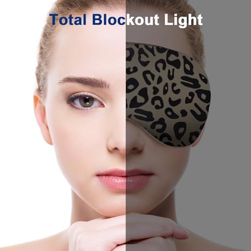 Sleep mask w/Cooling Gel Eye Mask, Reusable Ice Silk Blackout Eye Cover - Image 5