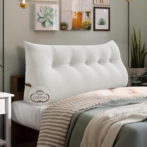 WOWMAX Headboard Pillow Queen Bed Wedge Pillow Headboard by WOWMAX