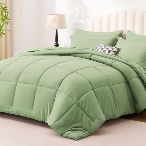 Love's cabin Plaid Queen Comforter Set - Image 2