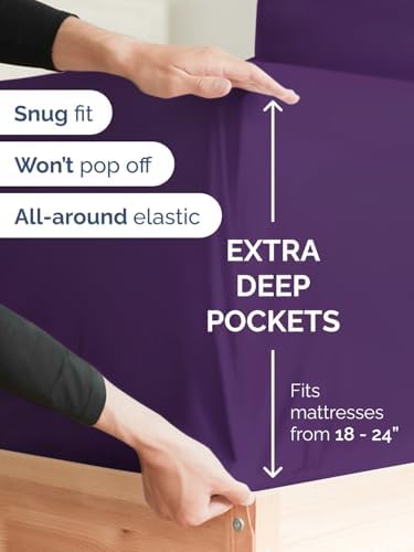CGK Linens Extra Deep Twin XL Fitted Sheet - Image 2