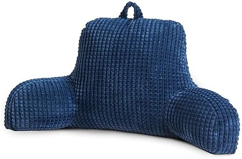 A Nice Night Navy 18.5" Bed Wedge Reading Pillows by ANICENIGHT