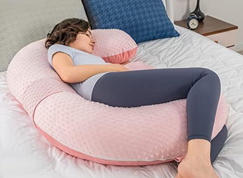 QUEEN ROSE E Shaped Pregnancy Pillows, Detachable Maternity Body Pillow - Image 2