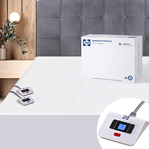 Sealy Heated Mattress Pad Queen Size Dual Control Machine Washable 60×80" by Sealy