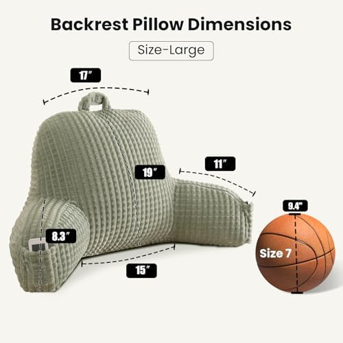 Reading Pillow with Arms for Bed Sitting - Image 3