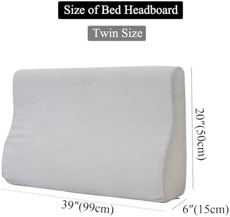 Twin XL Size Wedge headboard Pillow Triangular Bed Wedge Pillow - Image 2