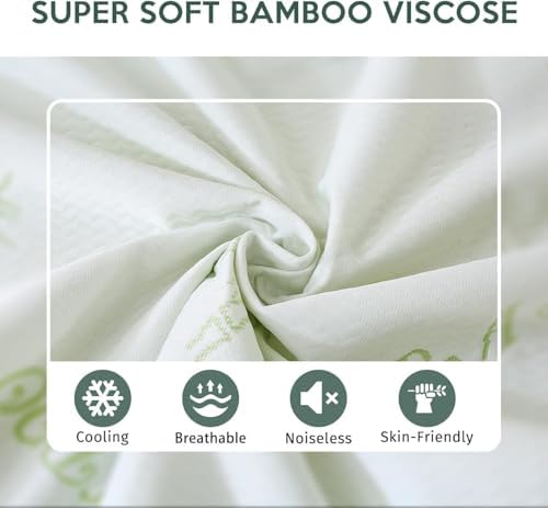 MUXHOMO 2 Pack Twin Mattress Protector Waterproof, Mattress Cover Twin Size Bed - Image 3