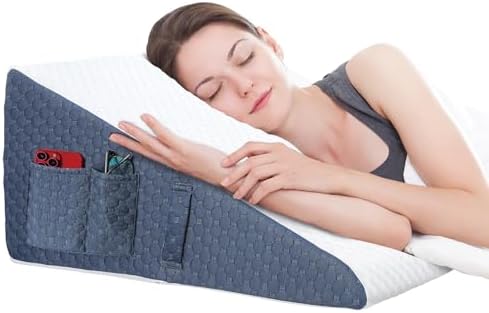 Welzona Wedge Pillow for Sleep Apnea, 12inch Bed Wedge by WelzonaDirect