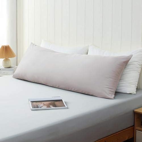 100% Cotton Zippered Body Pillow Protectors 1 Pack by ShunjieHome