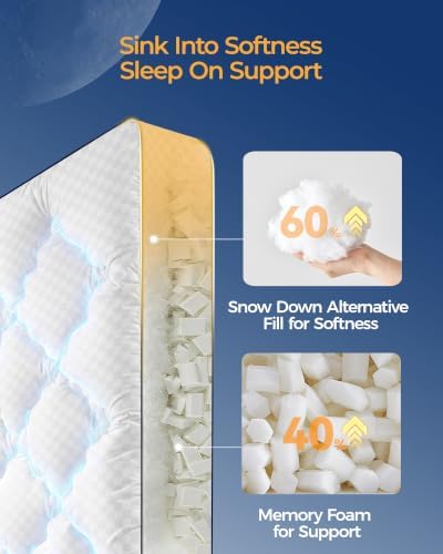 Kayfia 3 Inch Full Memory Foam Mattress Topper - Image 2