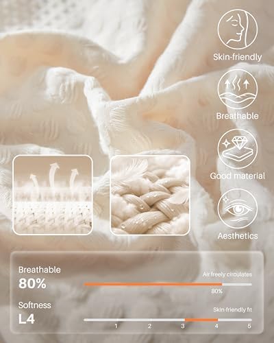YZ HOME Waffle Weave Body Pillow - Image 2