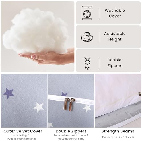Pregnant Pillows for Sleeping, 70 Inch u Shaped Pillow Maternity Pillow - Image 4