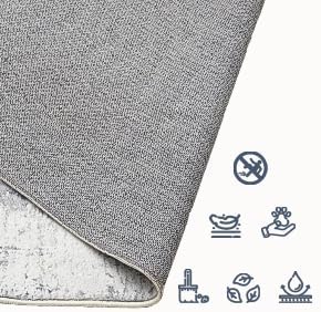 Area Rug 5×7, Vintage Boho Rug,Ultra-Soft Low Pile, Washable, Non Slip,Stain Resistant Printed Carpet for Living Room Bedrooms Playroom Office Kitchen, Gold/Grey