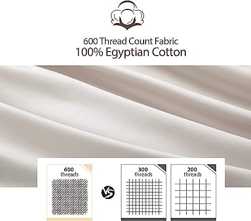 100% Egyptian Cotton Body Pillow Cover Long Pillow Case 600 Thread Count - Image 2