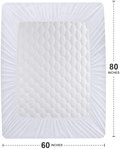 2 Pack Waterproof Queen Mattress Protector Mattress Pad fit 16" Deep Pocket - Image 4
