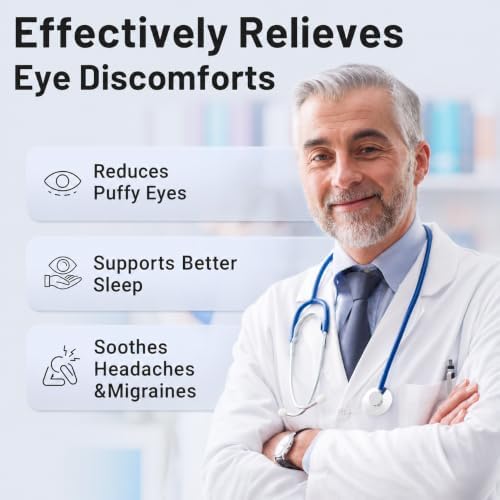 Cooling Eye Mask for Puffy Eyes: Fsa Eligible Items Hsa, Face Ice Eye Pack for - Image 3