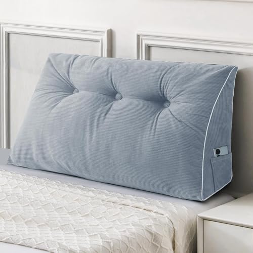 Sasttie Headboard Pillow Twin/Twin XL, Wedge Pillow Headboard by SASTTIE
