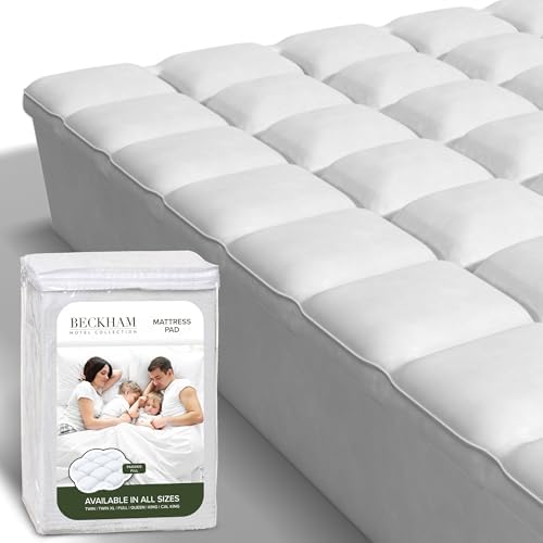 Beckham Hotel Collection King Size Mattress Pad & Protector Hybrid by Unknown