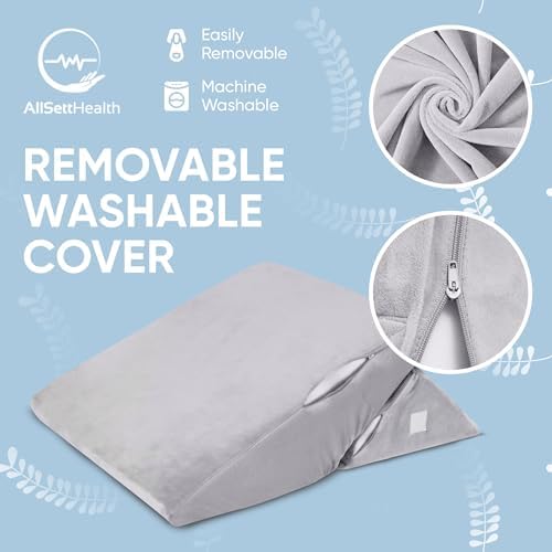 AllSett Health Adjustable 7-in-1 Comfort Bed Wedge Pillow - Image 6
