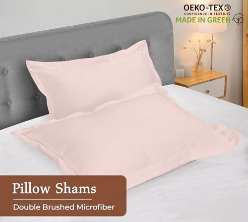 Royale Linens Microfiber King Size Pillow Shams Set of 2 - Image 3