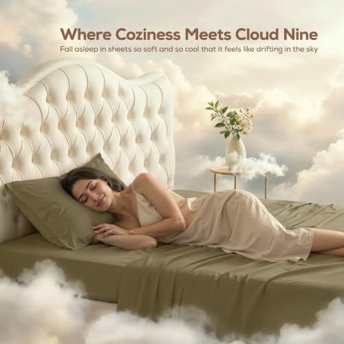 Twin Sheets Set, 3 Pieces 16" Deep Pocket Hotel Luxury Bed Sheets - Image 4