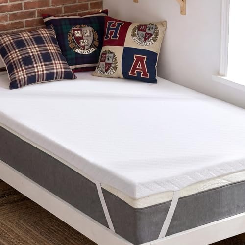 BDEUS Twin XL Size 2 Inch Gel Memory Foam Mattress Topper by BDEUS