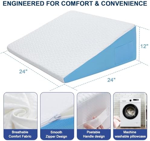 Wedge Pillow for Sleep Apnea - Image 6