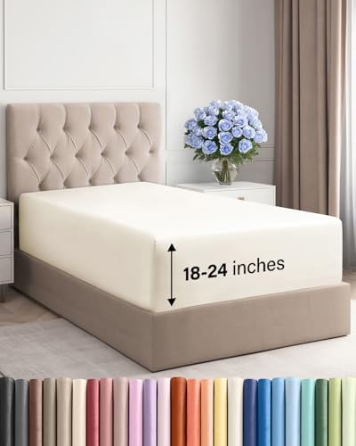 CGK Linens Deep Twin XL Fitted Sheet by CGKUnlimited
