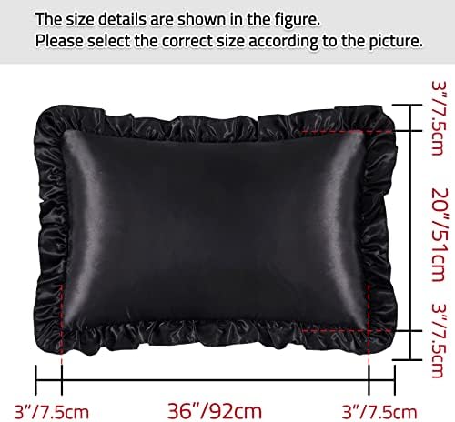 Silky Satin Ruffled Pillow Cases - Image 5