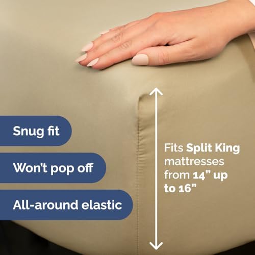 Flex Top Split Head King 4 Piece Sheet Set - Image 5
