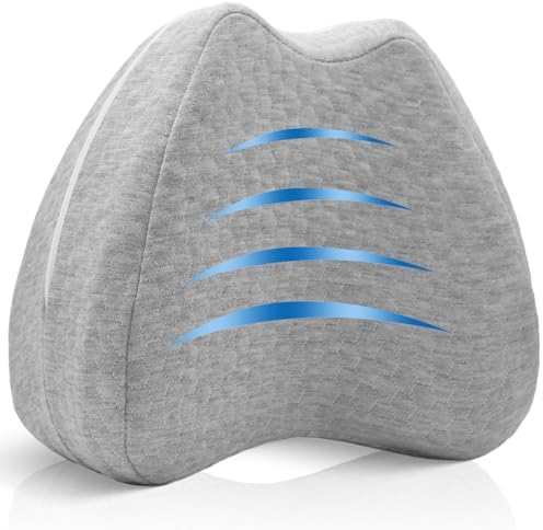 Knee Pillow for Side Sleepers Hip Pain, Leg Pillow for Side Sleeping by QISHFEN