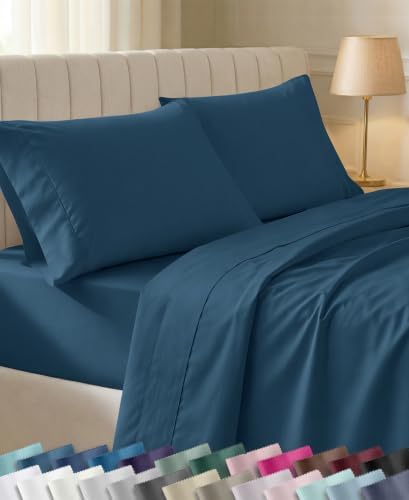 California Design Den 100% Cotton Sateen 3 Pc XL Twin Sheets Set by CaliforniaDesignDen