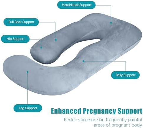 Cute Castle Pregnancy Pillows, Soft U-Shape Maternity Pillow - Image 4