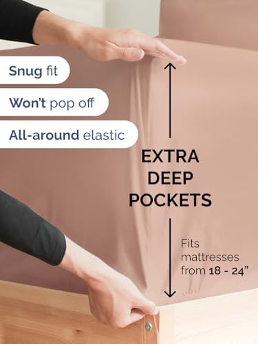CGK Linens Extra Deep Full Fitted Sheet - Image 2