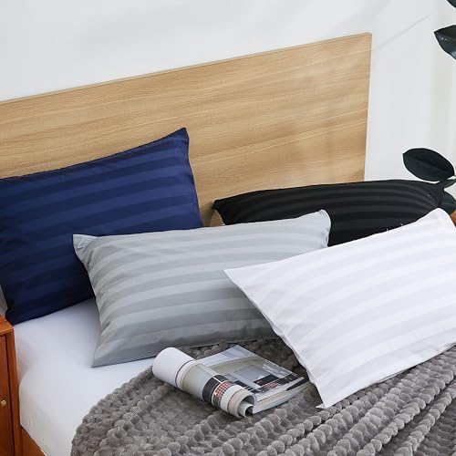 100% Cotton Zippered Pillow Protectors King Size - Image 6