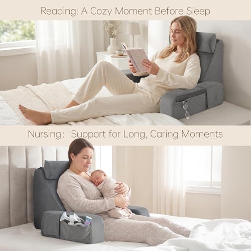 ENITYA 19" Reading Pillow for Bed - Image 6